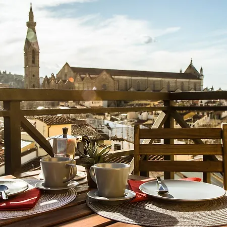 Ferienwohnung Ghibellina Terrace Florenz Exterior foto